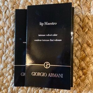 🔥2 BRAND NEW SAMPLES GIORGIO ARMANI LIP MAESTRO🔥